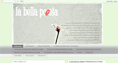 Desktop Screenshot of labellapoesia.info